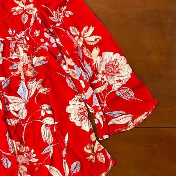 Free People Bella Bell Sleeve Tunic.  M.  EUC - Picture 5 of 12